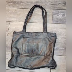 Sven Vintage Grey  Leather Shoulder Bag